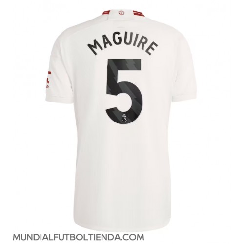 Camiseta Manchester United Harry Maguire #5 Tercera Equipación Replica 2023-24 mangas cortas